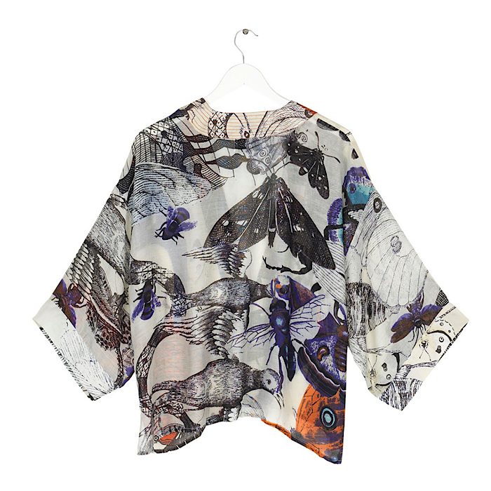 One Hundred Stars Butterflies Cobalt Kimono One Hundred Stars Butterflies Cobalt Kimono