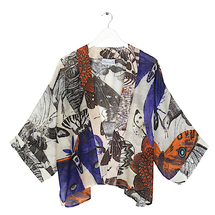 One Hundred Stars Butterflies Cobalt Kimono One Hundred Stars Butterflies Cobalt Kimono