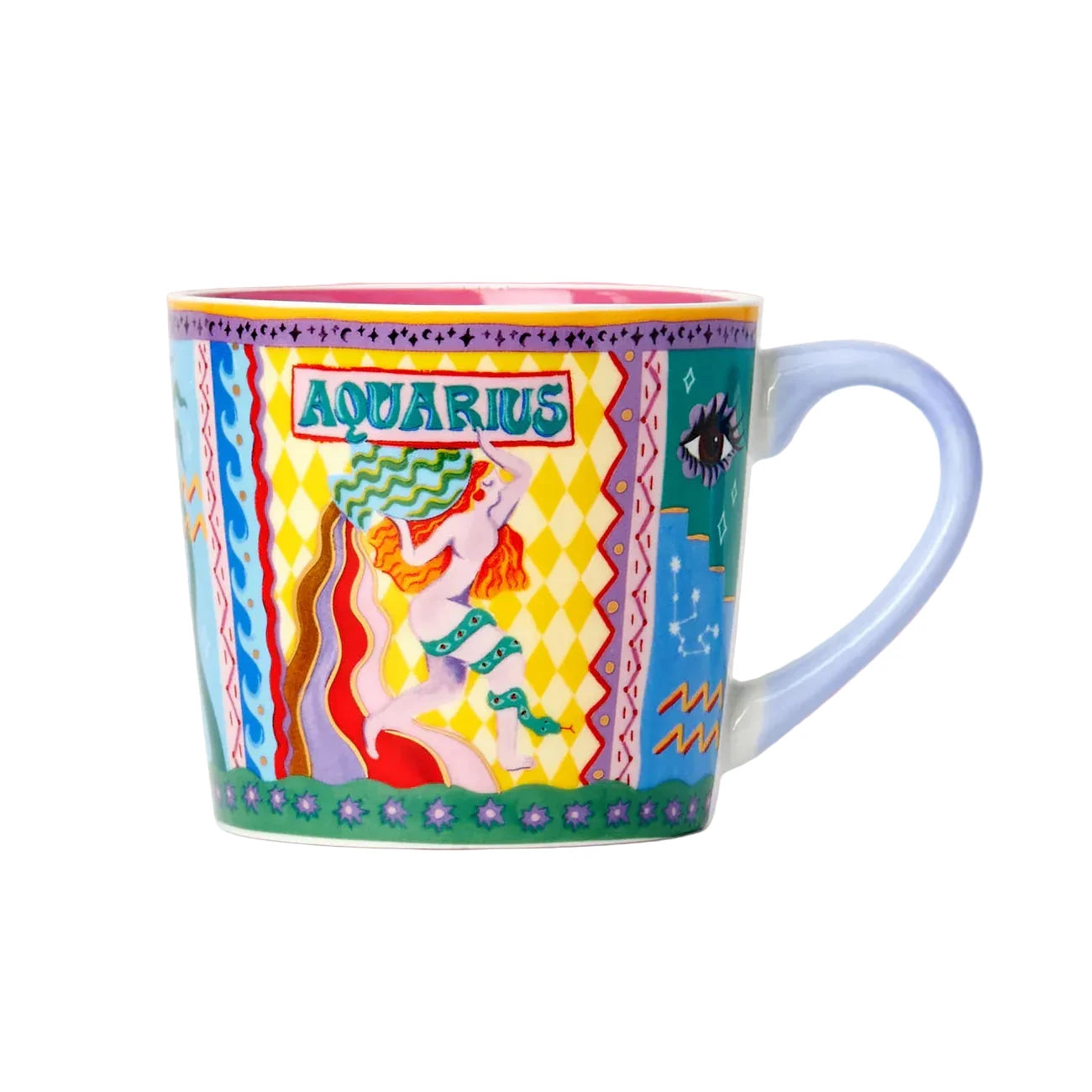 Eleanor Bowmer Aquarius Zodiac Mug