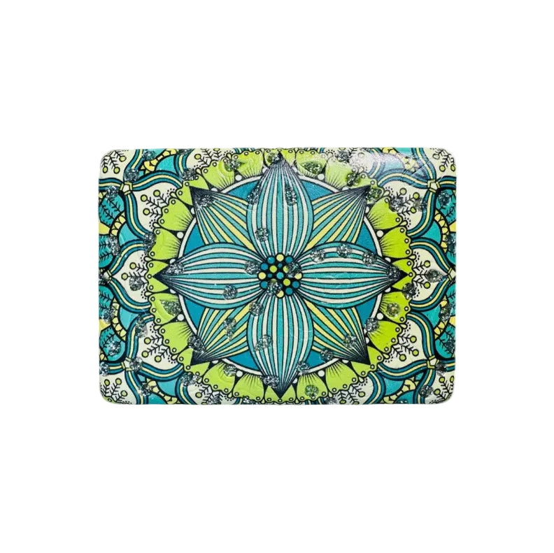 Hot Tomato Double Mirror Green Mandala
