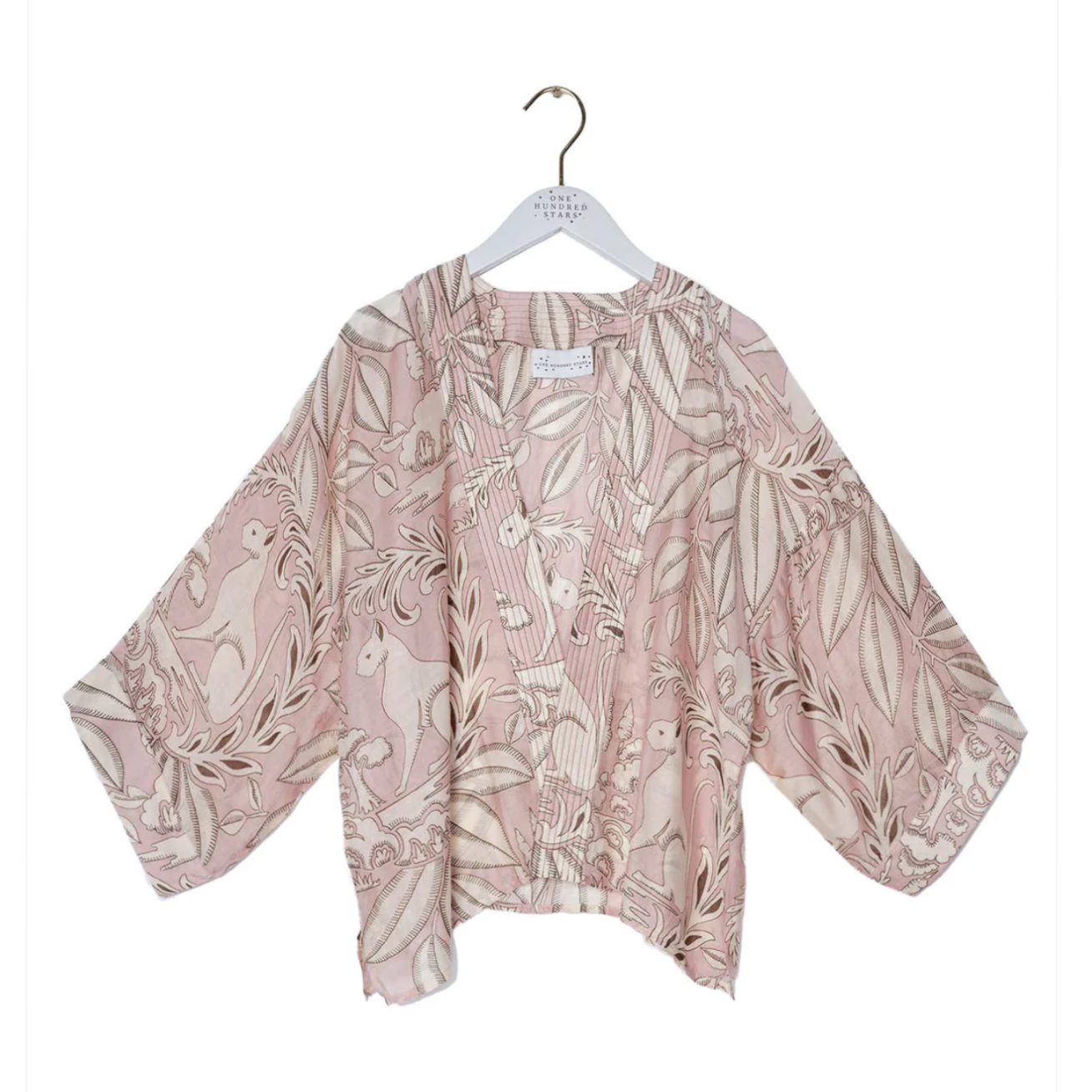 One hundred stars sphinx pink kimono One hundred stars sphinx pink kimono