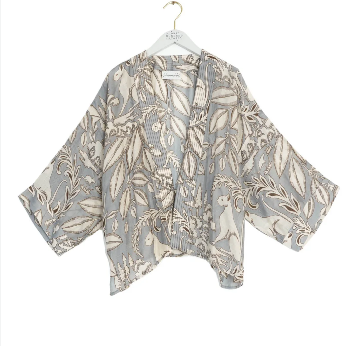 One Hundred Stars Grey Sphinx kimono One Hundred Stars Grey Sphinx kimono