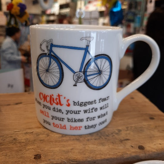 Dad cyclist mug