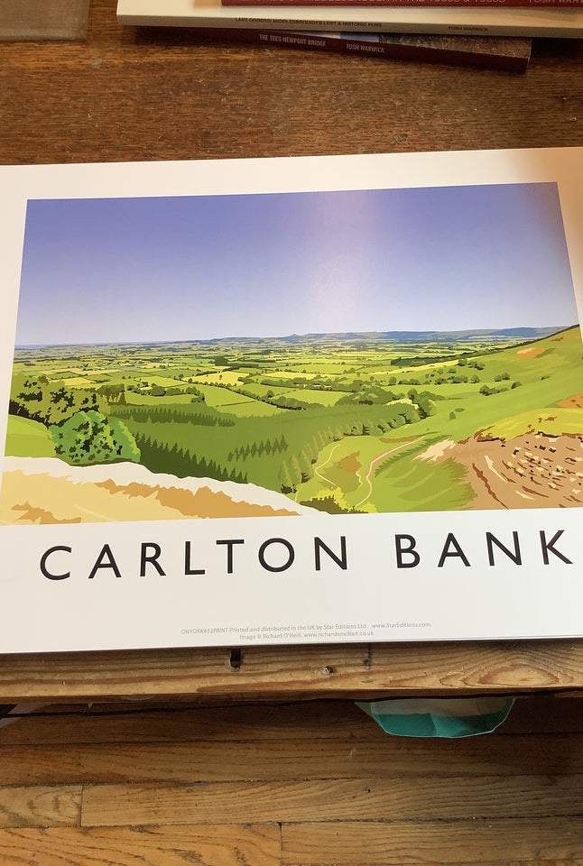 Carlton bank printed poster