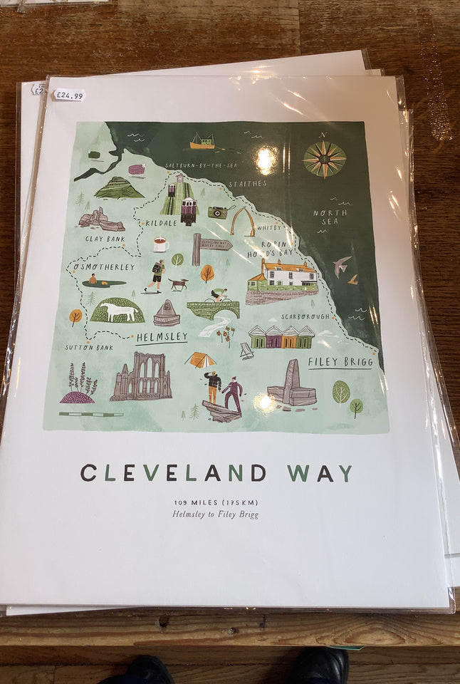 Cleveland way poster