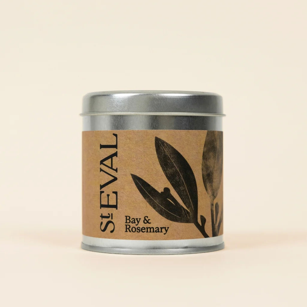 St Eval Bay and Rosemary Scented Tin Candle