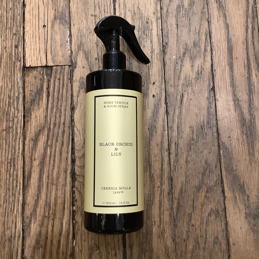Cereria Molla Black Orchid and Lily Textile and Room Spray