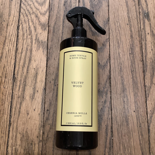 Cereria Molla Velvet Wood Home and Textile Spray