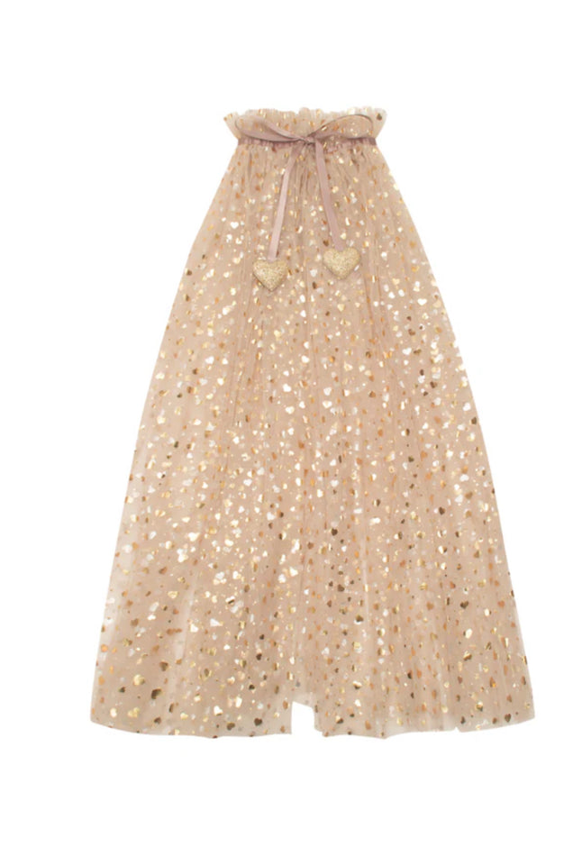 Mimi and Lula Heart Print Cape