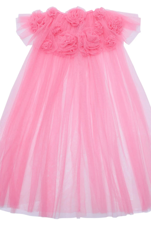 Mimi and Lula Pink Ruffle Cape