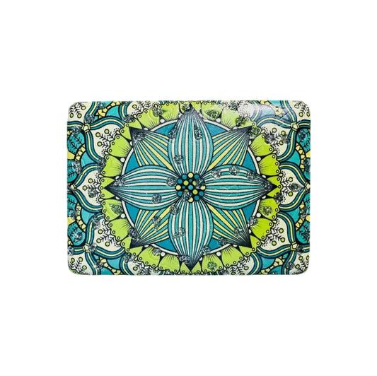 Hot Tomato Double Mirror Green Mandala