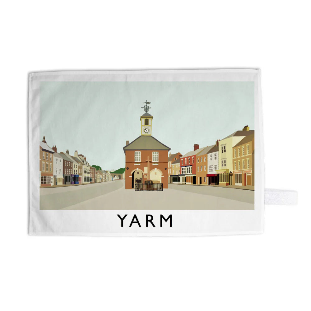 Richard O’Neill Yarm Town Hall Tea Towel