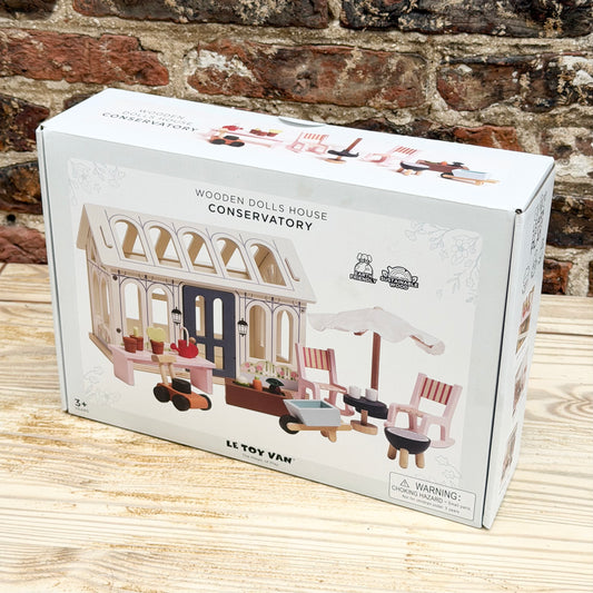 Le Toy Van Wooden Dolls House Conservatory