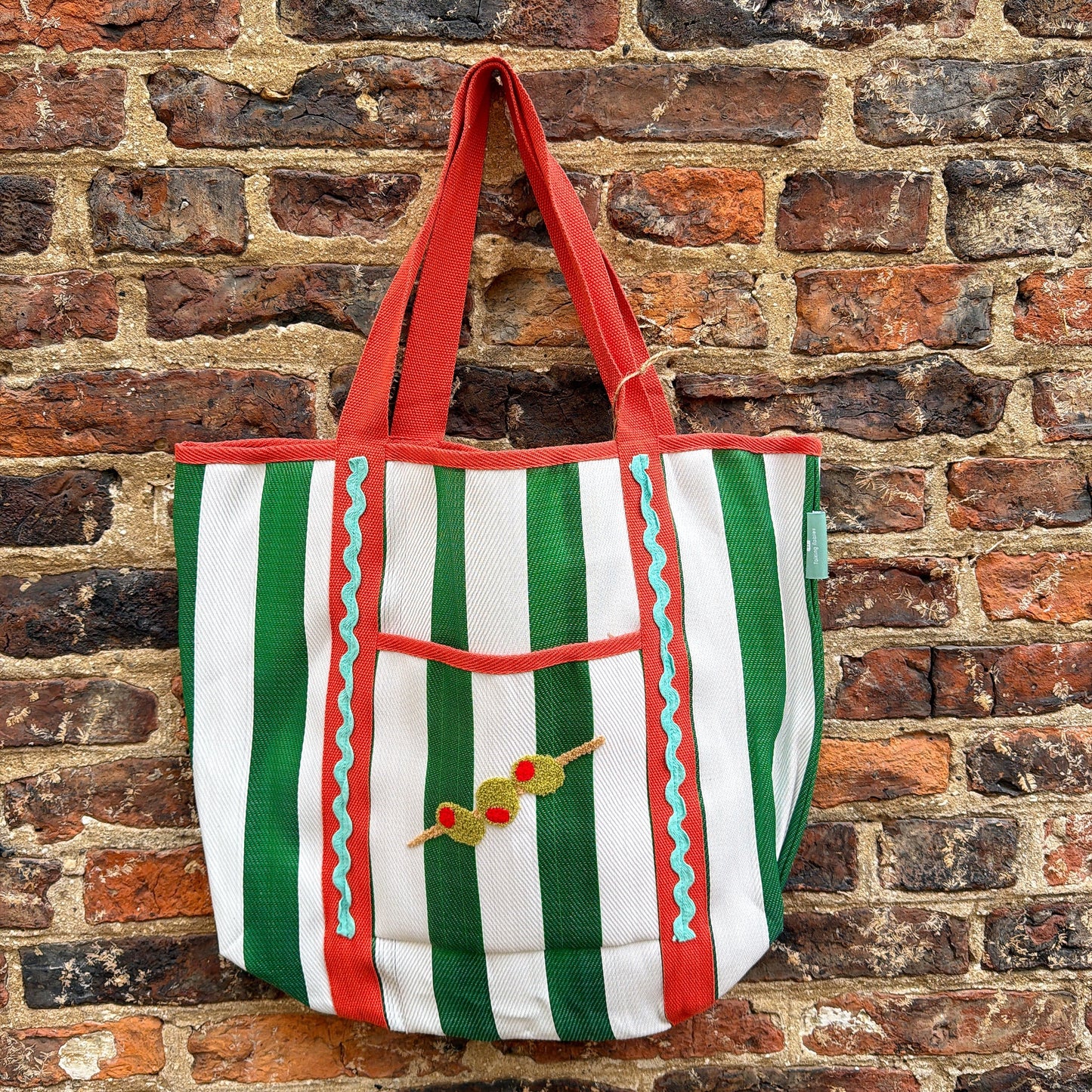 Talking Tables Recycled Plastic Olive Tote Bag