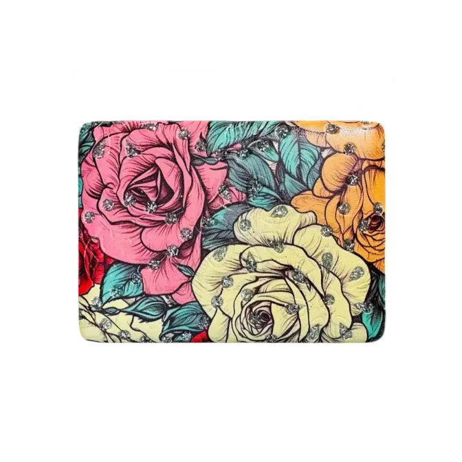 Hot Tomato Double Mirror Pastel Flowers