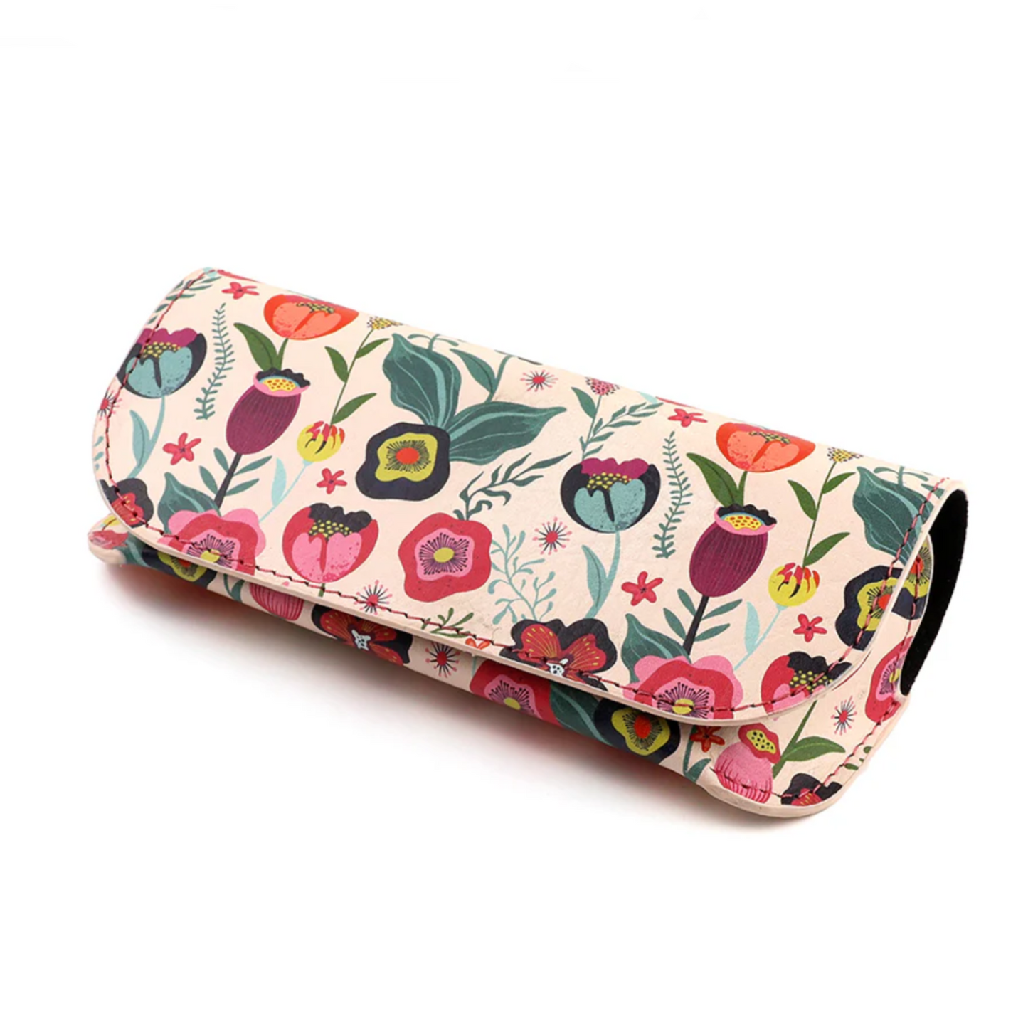 PoM Pink Floral Glasses Case