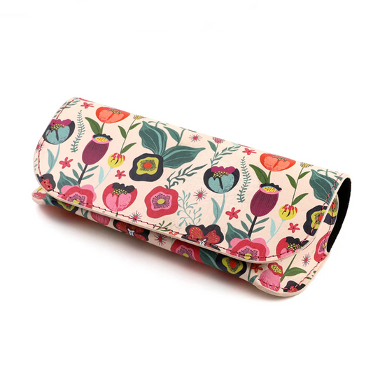 PoM Pink Floral Glasses Case