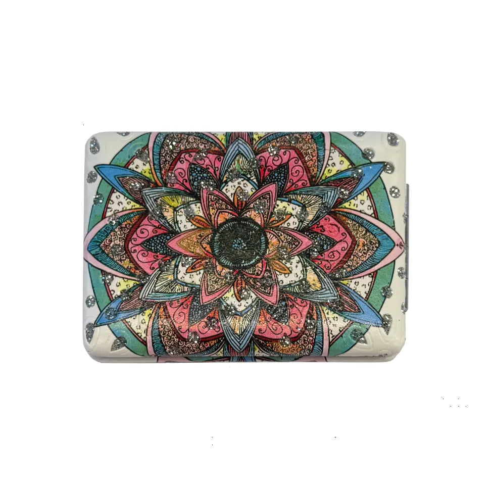 Hot Tomato Double Mirror Pink and Blue Mandala