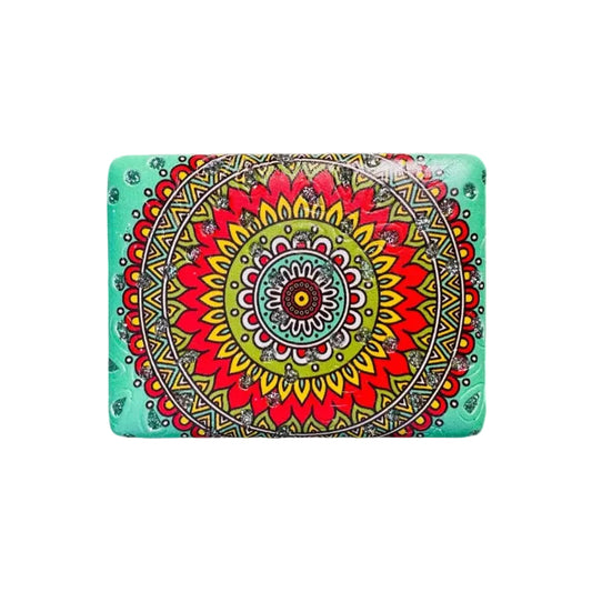 Hot Tomato Double Mirror Red Mandala