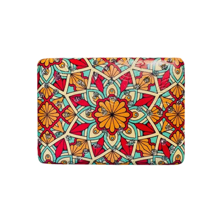 Hot Tomato Double Mirror Red and Orange Mandala