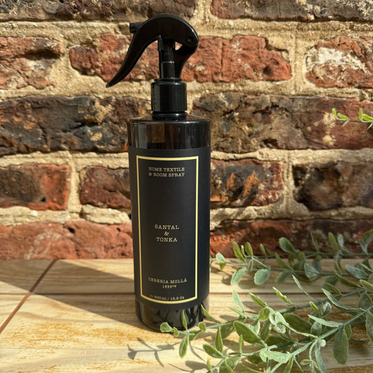 Cereria Molla Santal and Tonka Textile and Room Spray