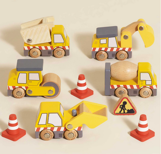 Let Toy Van Construction Vehicle Set