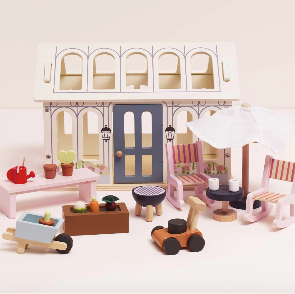 Le Toy Van Wooden Dolls House Conservatory