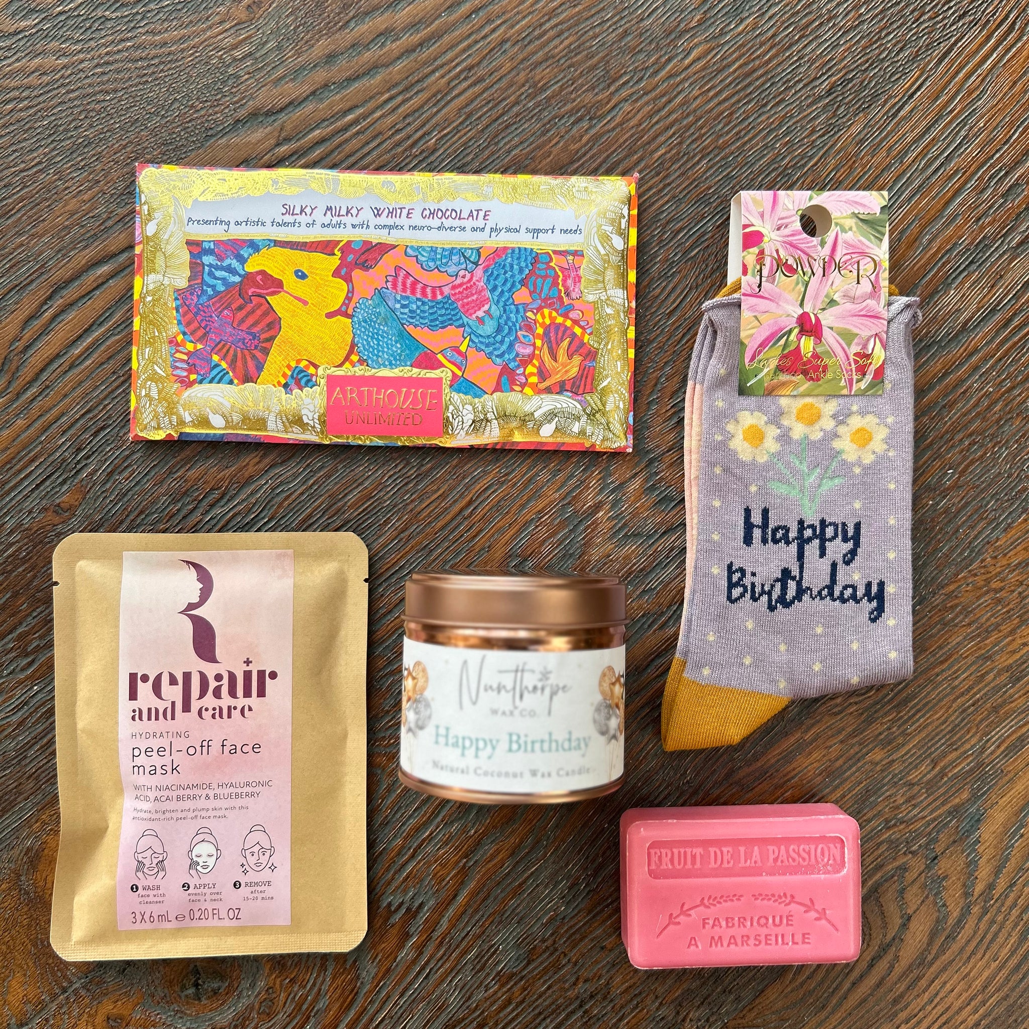 Strickland and Holt Happy BIrthday Hamper products