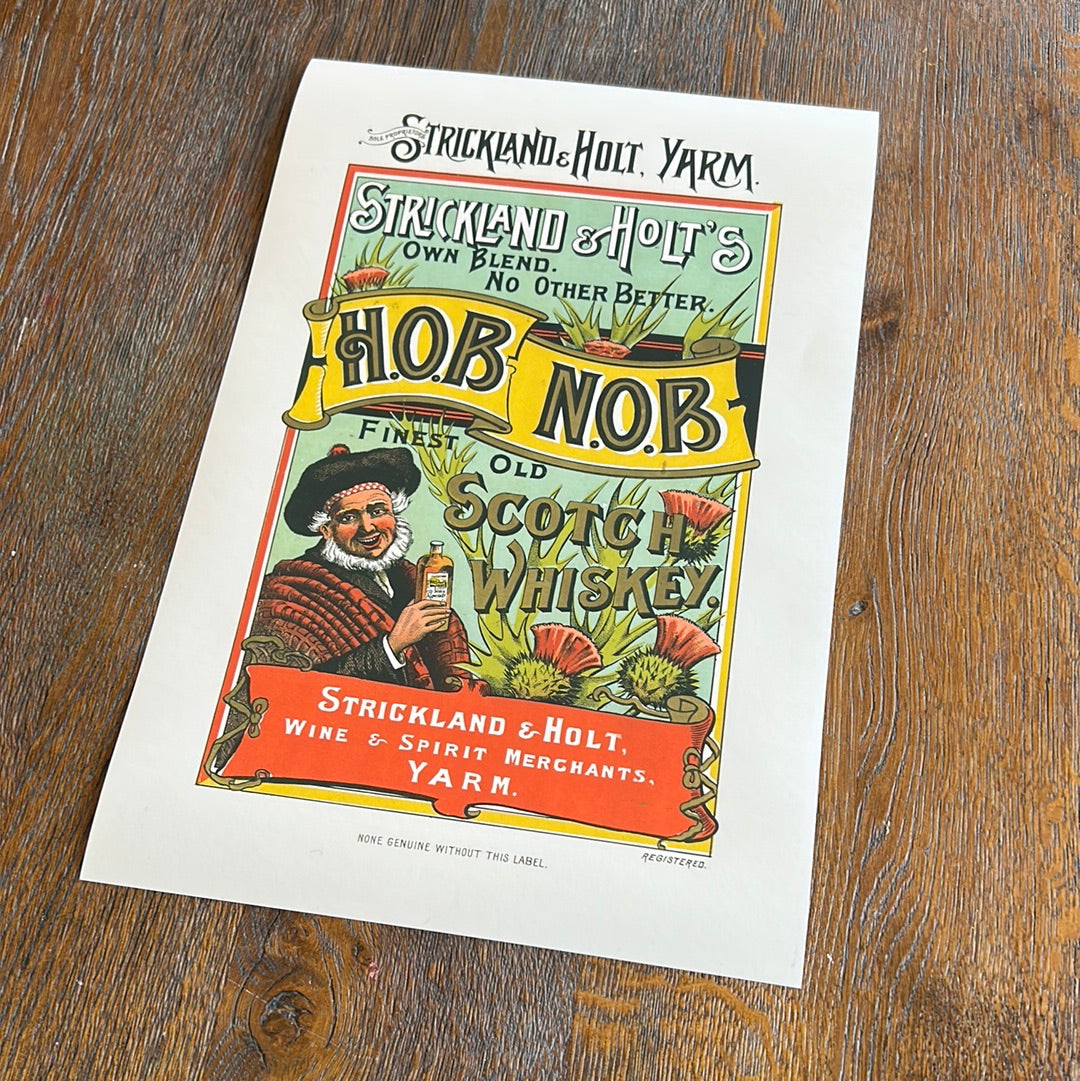 H.O.B N.O.B Poster Strickland & Holt - A3 Matt Print