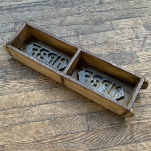 Vintage double brick mould