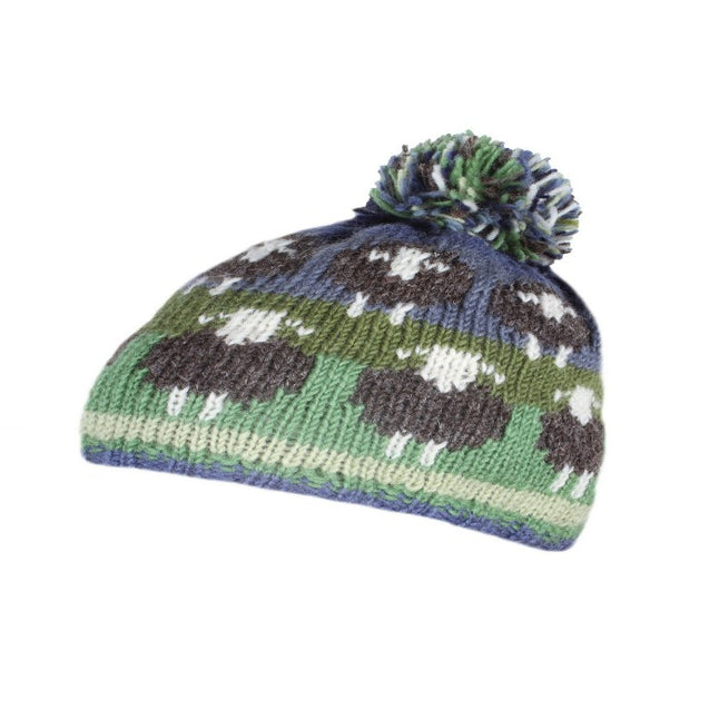 Pachamama Flock of Herdwick Sheep Bobble Beanie