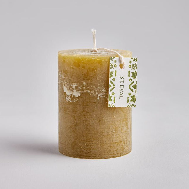 Folk Moss Pillar Candle