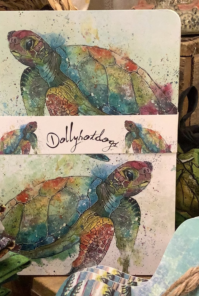 Dollyhotdogs Turtle Notebook