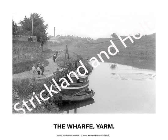 Old Yarm Print - Yarm Wharf